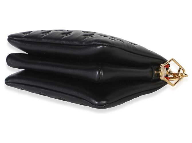 Louis Vuitton Coussin BB in lambskin con Monogram embossed nero - vista 6