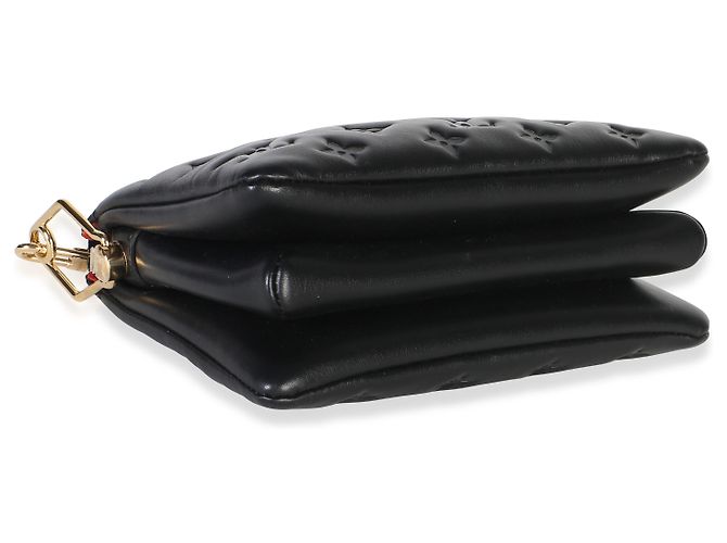 Louis Vuitton Coussin BB in lambskin con Monogram embossed nero - vista 7