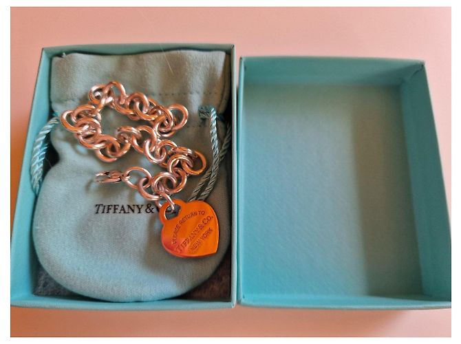 Tiffany & Co. Bracciale Return to Tiffany Cuore Argento e Rubedo - vista 3