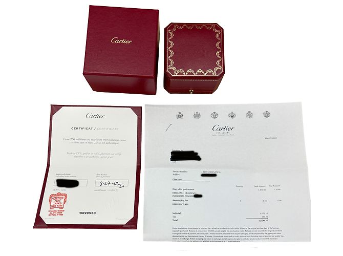 Cartier Trinity Ring aus Weißgold - Ansicht 5