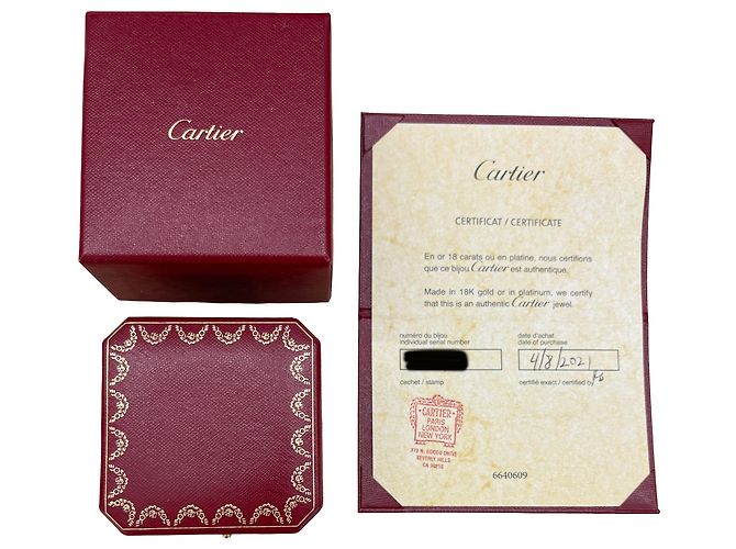 Anello Cartier Love Oro Giallo Modello Piccolo - vista 5