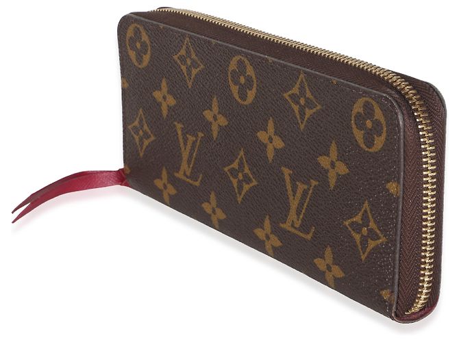Cartera Clemence de lona Monogram Fuschia Louis Vuitton - vista 3