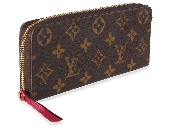 Cartera Clemence de lona Monogram Fuschia Louis Vuitton - vista 4