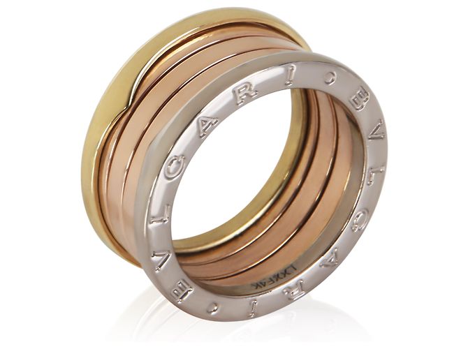 Bulgari Anello BVLGARI B.zero1 in oro tricolore - vista 2