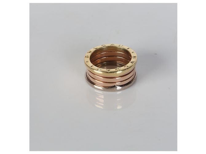 Bulgari Anello BVLGARI B.zero1 in oro tricolore - vista 6