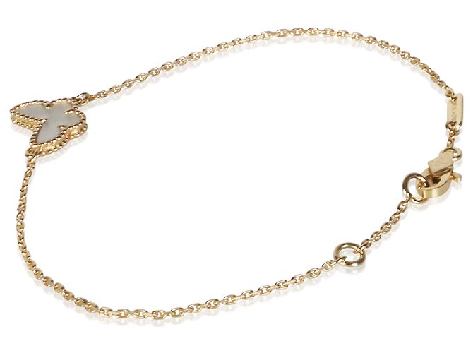 Bracciale Sweet Butterflies Van Cleef & Arpels in oro giallo e madreperla - vista 2