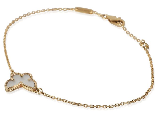 Bracciale Sweet Butterflies Van Cleef & Arpels in oro giallo e madreperla - vista 3
