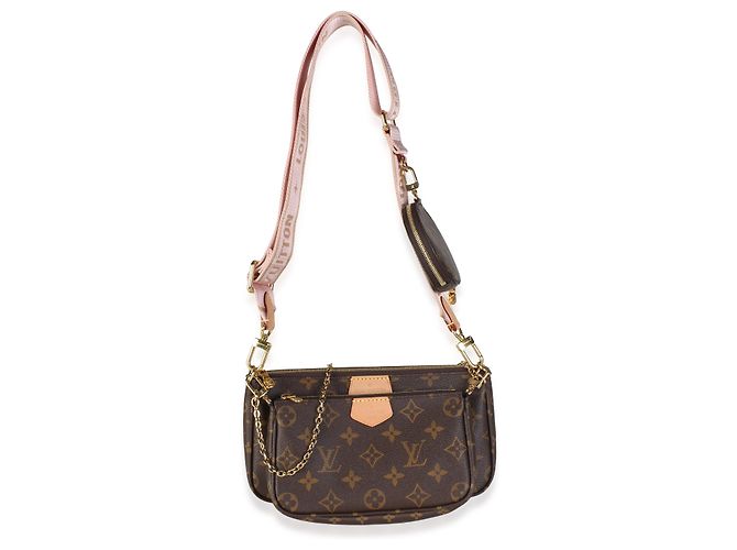 Louis Vuitton Rose Clair Monogram Canvas Multi Pochette Accessoires - vista 5
