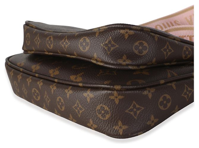 Louis Vuitton Rose Clair Monogram Canvas Multi Pochette Accessoires - vista 6