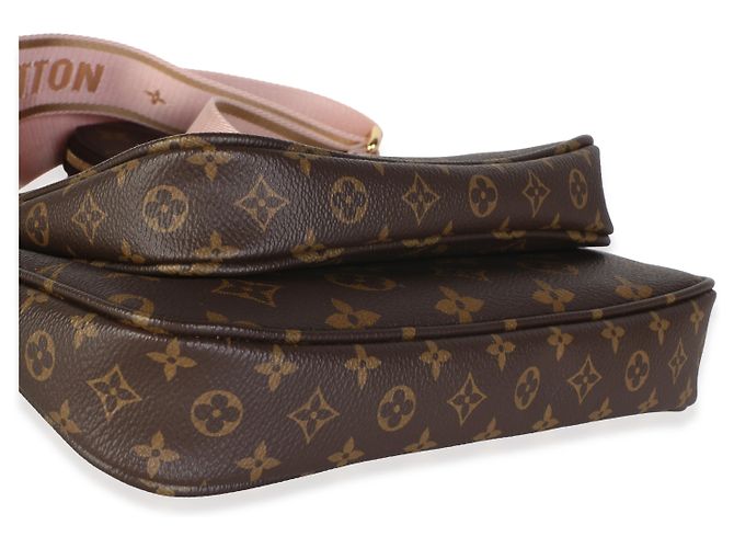 Louis Vuitton Rose Clair Monogram Canvas Multi Pochette Accessoires - vista 7