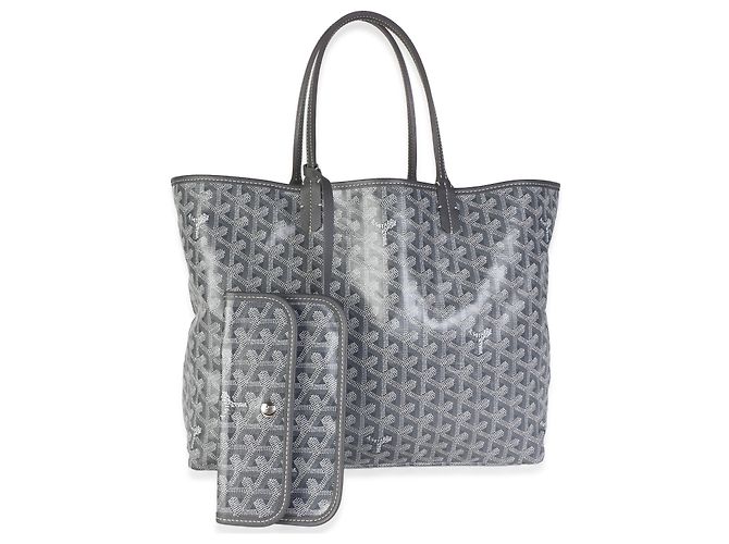 Goyard Grey Goyardine Canvas Saint Louis PM - vista 8