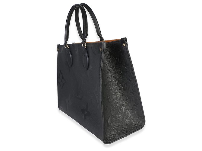 Louis Vuitton Black Giant Monogram Empreinte Onthego MM - vista 3