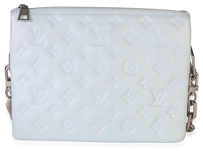 Louis Vuitton Coussin PM in pelle di agnello embossed Monogram azzurro - vista 2