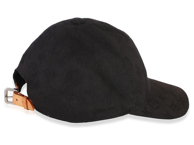 Cappello Essential Louis Vuitton in jacquard di cotone e poliestere nero Monogram - vista 2