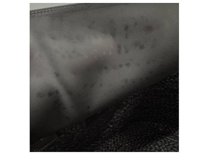 Autre Marque Sac cabas Saint Laurent en raphia Noir - vue 7