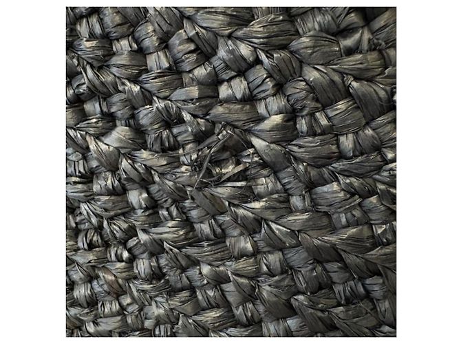 Autre Marque Sac cabas Saint Laurent en raphia Noir - vue 9