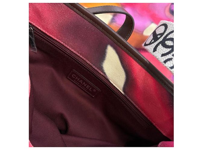 Borsa a tracolla Chanel Velvet Flower Power - vista 6