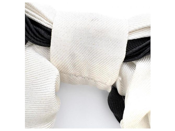 Scrunchie in seta Chanel Coco Mark con nastro - vista 7
