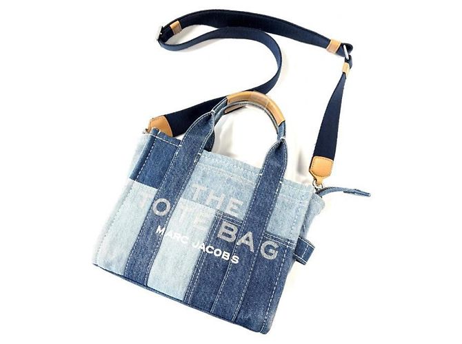 Borsa Tote Piccola in Denim Marc Jacobs - vista 2