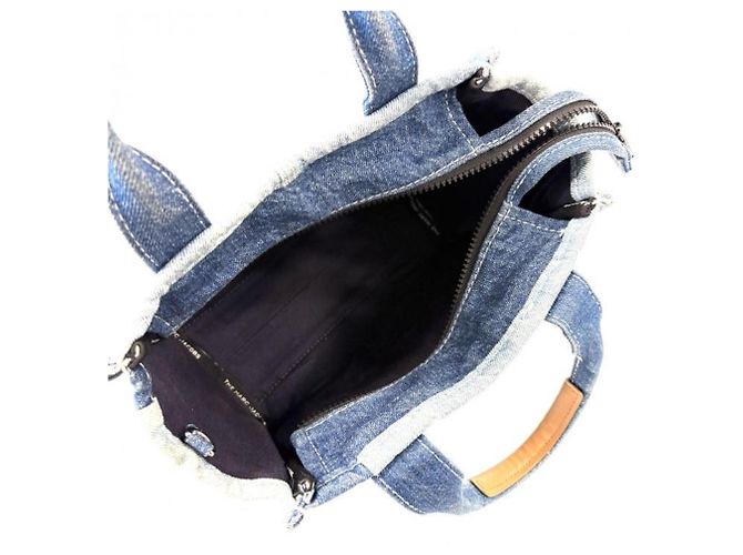 Borsa Tote Piccola in Denim Marc Jacobs - vista 5
