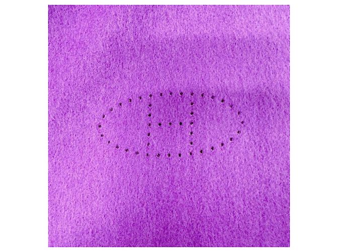 Stola Evelyne in cashmere Hermès, colore Purple - vista 2