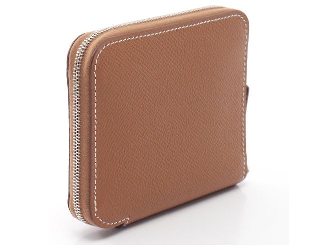 Hermès Cartera compacta de seda Hermes Azap - vista 2