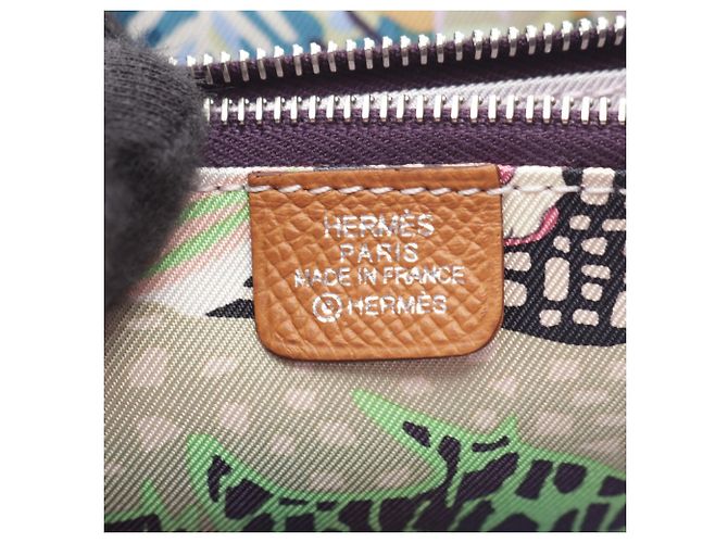 Hermès Cartera compacta de seda Hermes Azap - vista 4