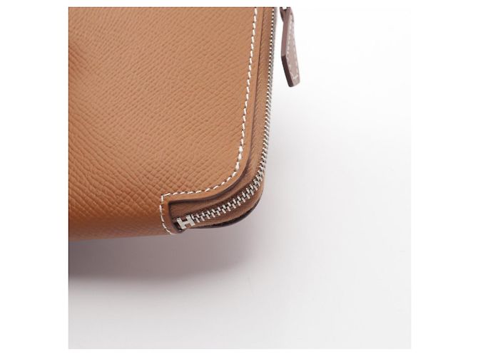 Hermès Cartera compacta de seda Hermes Azap - vista 7