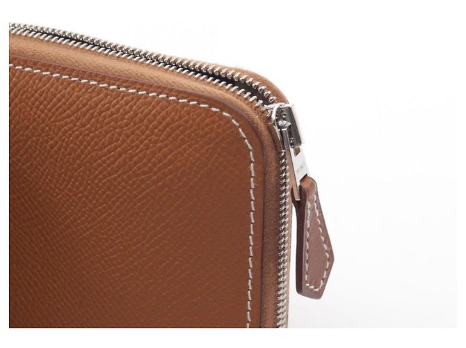 Hermès Cartera compacta de seda Hermes Azap - vista 9
