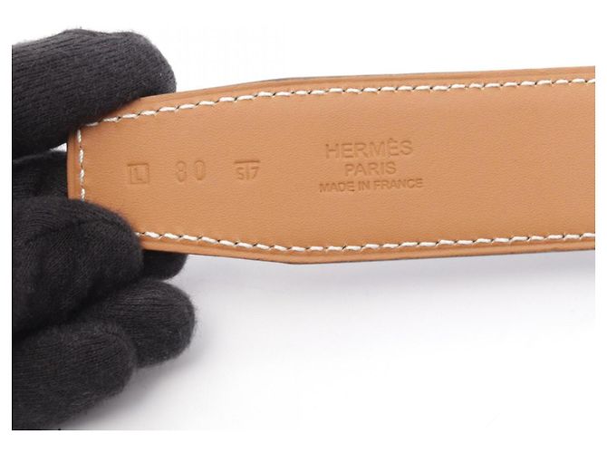 Hermès Hermes Constance Noir Gold Wendelgürtel - Ansicht 4