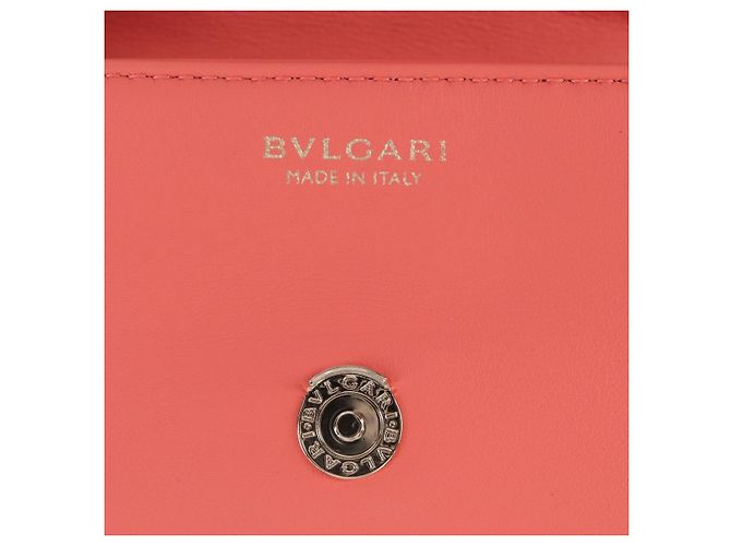 Bulgari Bvlgari Serpenti Cabochon Diagonal Gestepptes Leder Micro - Ansicht 6