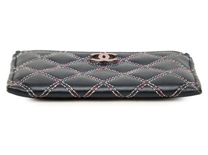 Tarjetero Chanel Coco Mark Double Stitch - vista 3
