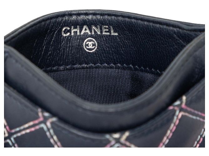 Tarjetero Chanel Coco Mark Double Stitch - vista 5
