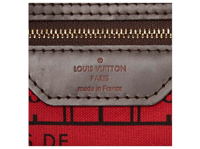 Borsa Louis Vuitton Damier Neverfull PM - vista 10