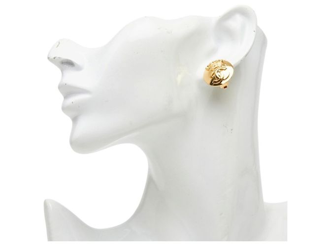 Chanel Coco Mark Vintage Clip-On Ohrringe mit Kronenmotiv - Ansicht 5