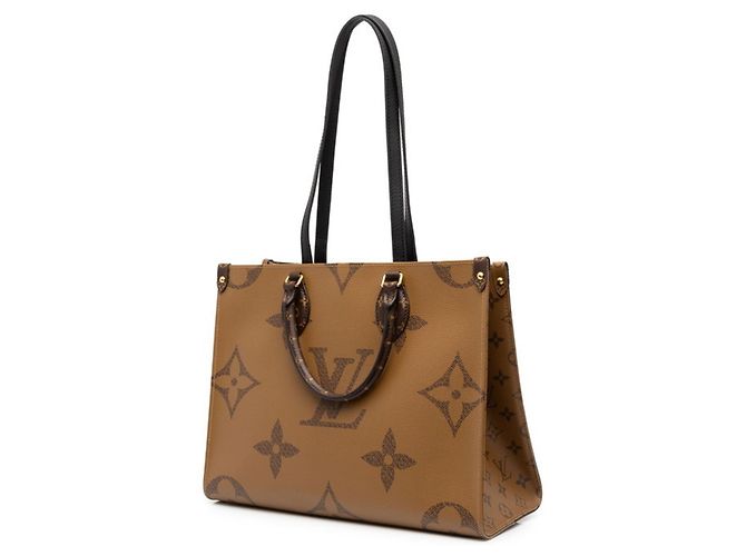 Borsa Louis Vuitton Monogram Giant Reverse OnTheGo MM - vista 2