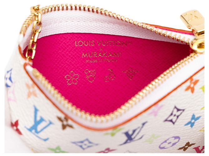 Louis Vuitton Monogram Multicolor Pochette Clé Handbag Pouch - vista 5