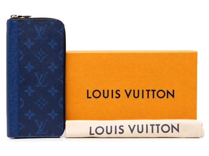 Louis Vuitton Monogram Taigarama Portefeuille Brazza Long Wallet - vista 7