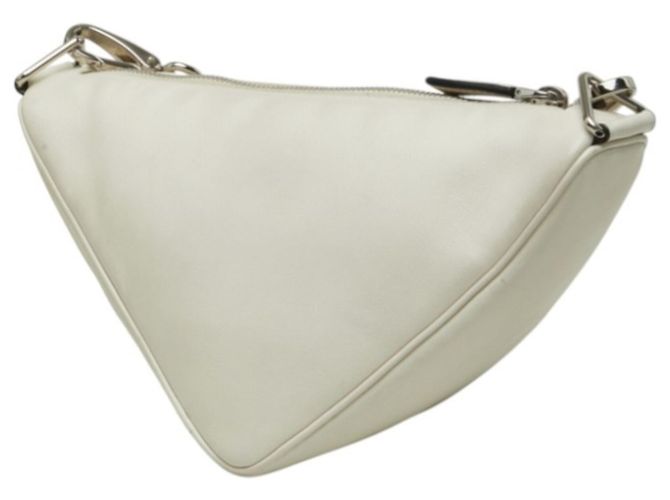 Borsa a tracolla Prada con placca logo triangolare - vista 2