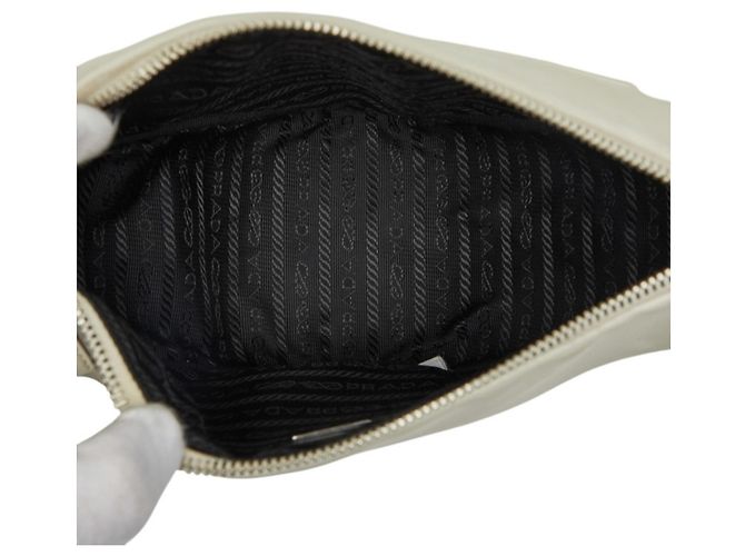 Borsa a tracolla Prada con placca logo triangolare - vista 7