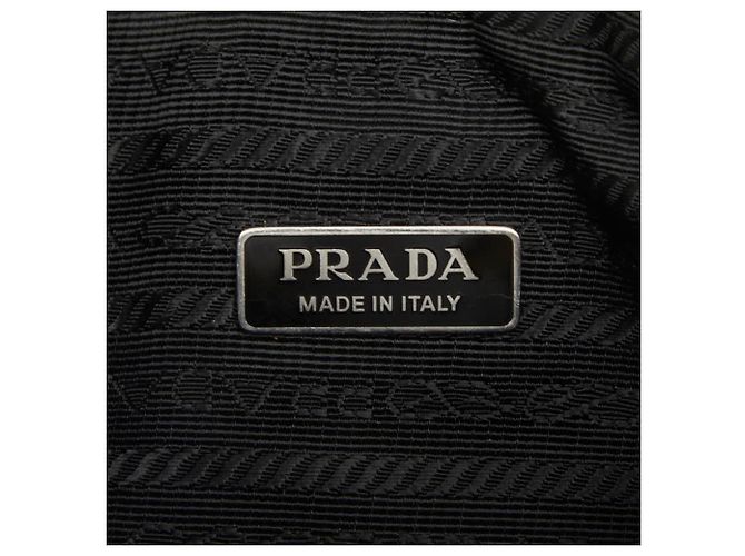 Borsa a tracolla Prada con placca logo triangolare - vista 9