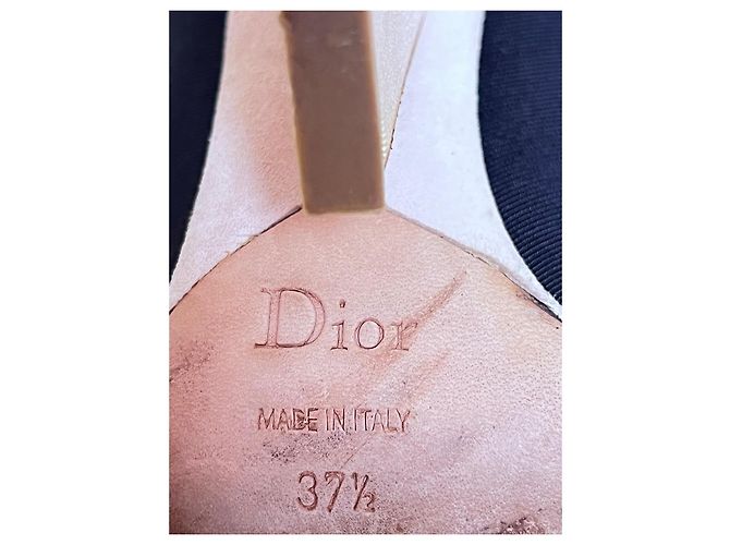Dior Eclipse Décolleté peep-toe nero - vista 14