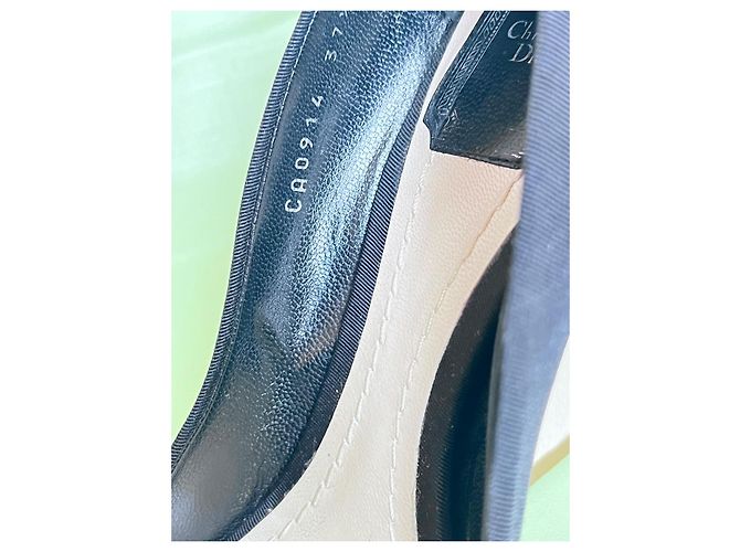 Dior Eclipse Décolleté peep-toe nero - vista 15