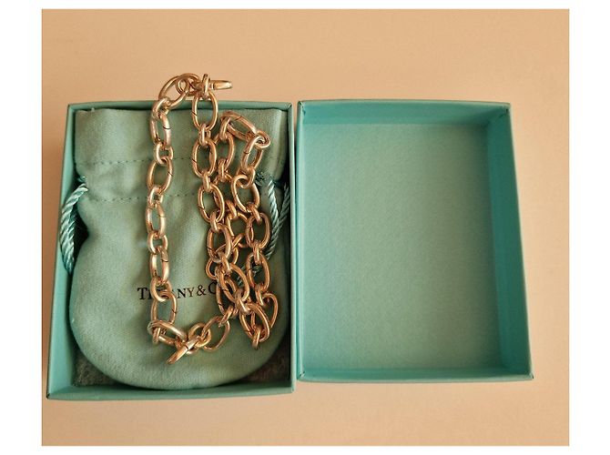 Collana Tiffany & Co. Clasping Link in argento - vista 3