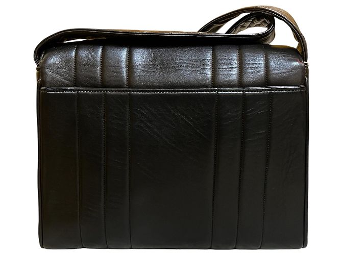 Borsa a patta Chanel 1991 in pelle d'agnello matelassé verticale - vista 4