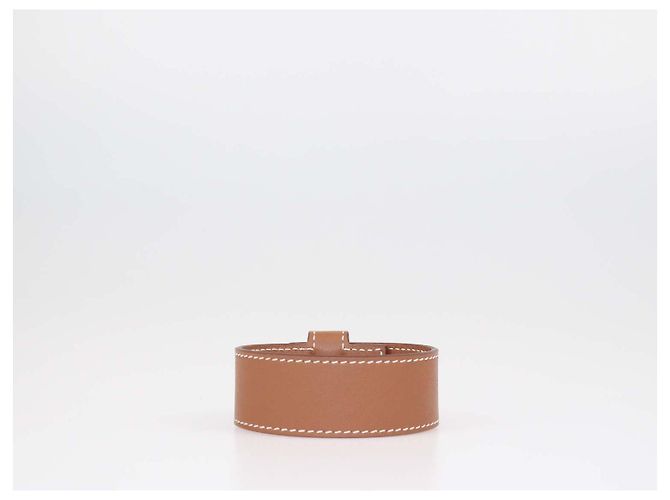 Hermès Bracciale Hermes Kelly Twist in pelle Swift Gold T3 - vista 3