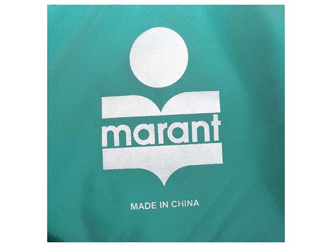 Isabel Marant Dastyni High Neck Jacke aus grünem Nylon - Ansicht 5