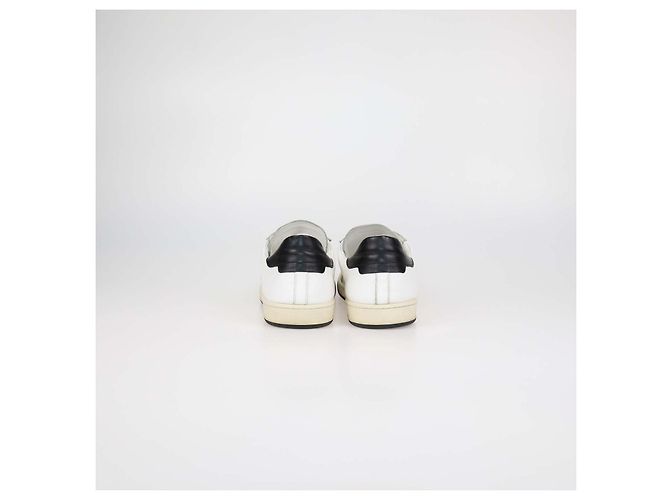 Autre Marque Sneakers basse Saint Laurent in pelle e mesh bianco e nero - vista 5