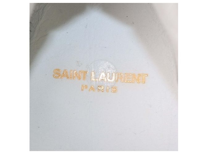 Autre Marque Sneakers basse Saint Laurent in pelle e mesh bianco e nero - vista 6