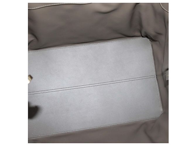 Hermès Borsa Birkin 25 Hermes in pelle Togo Etoupe con hardware in Palladio - vista 6